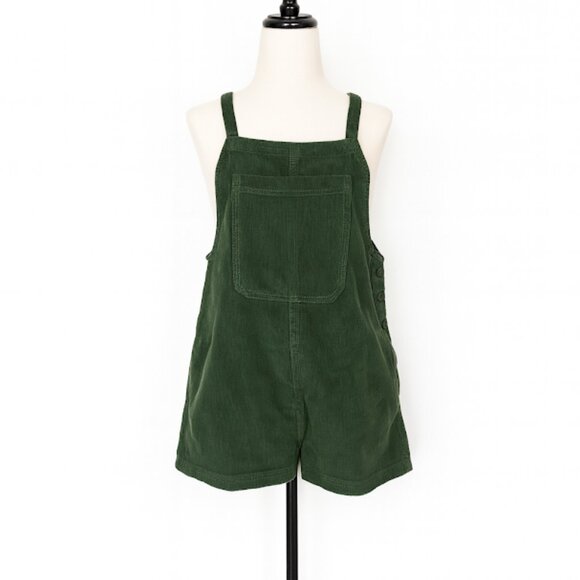 BDG URBAN OUTFITTER WOMEN'S Maya Corduroy Romper green Size Small NEW - Picture 3 of 8